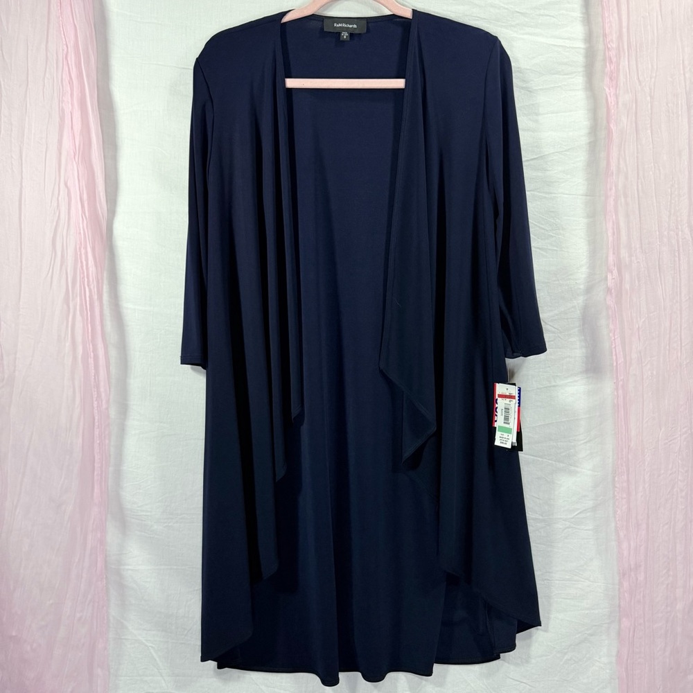 R&M Richards Navy Blue Cardigan